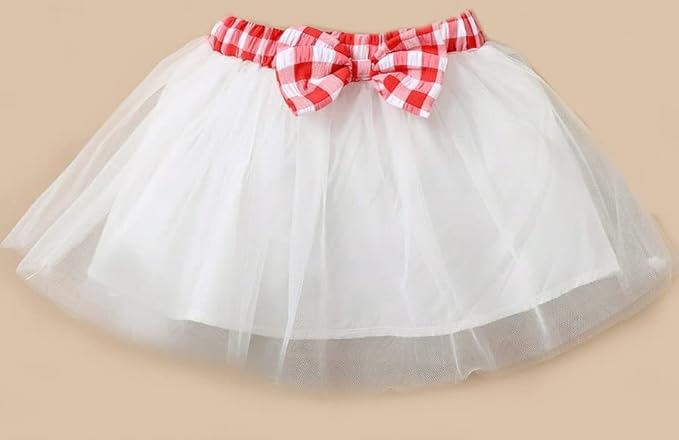Checkered Sleeveless Bow Applique Frock Dress for Girls Toddler New Baby Little Princess Printed Bowknot Summer Party Outfit Knee Lenght Net Casual Clothes Set image 3